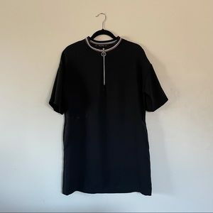 Zara Black Zip-Up Dress